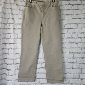 Gloria Vanderbilt Size 10 Avg Amanda Womens Jeans Stretch Straight Light Wash